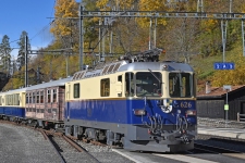 BEMO 1358176 - H0m - E-Lok Ge 4/4 II Alpine Classic Pullman Express, RhB, Ep. VI - DC-Sound